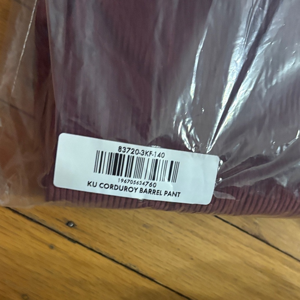Hanna Andersson Kids Corduroy Barrel Pants - Burgundy - Picture 4 of 5